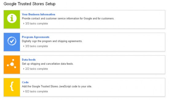 Google Trusted Stores Setup